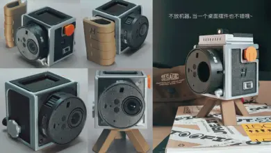 DJI Osmo Nano μέσα σε 3D-printed σώμα εμπνευσμένο από Hasselblad με waist-level σκόπευτρο