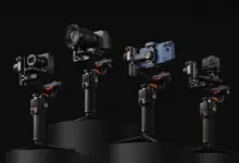 Hohem iSteady MT3 σταθεροποιητές με ενσωματωμένη κάμερα για ΑΙ tracking