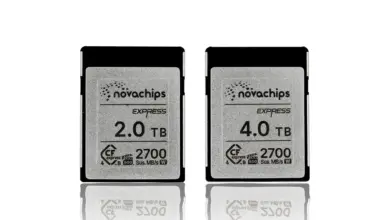 Κάρτες μνήμης CFexpress Type B Novachips 2TB και 4TB με VPG 800