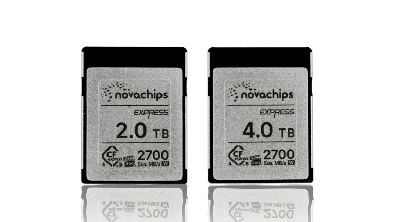 Κάρτες μνήμης CFexpress Type B Novachips 2TB και 4TB με VPG 800