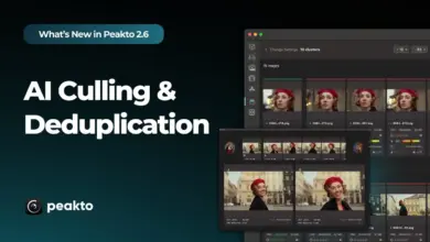 Περιβάλλον Peakto 2.6 με ανίχνευση διπλότυπων φωτογραφιών μέσω ΑΙ