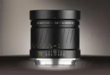 SG-image 75mm f/1.2 χειροκίνητος φακός πορτρέτου για μεσαίο φορμά σε Fujifilm GFX και Hasselblad XCD