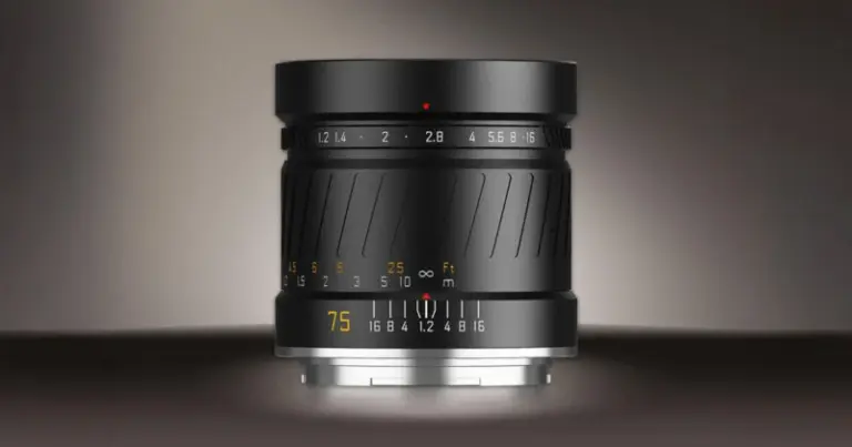 SG-image 75mm f/1.2 χειροκίνητος φακός πορτρέτου για μεσαίο φορμά σε Fujifilm GFX και Hasselblad XCD