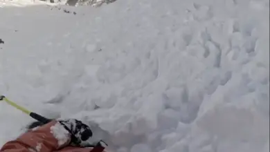 Σκιέρ και σκύλος παρασύρονται από χιονοστιβάδα όπως καταγράφηκε από κάμερα κράνους