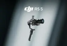 DJI RS 5 επαγγελματικό gimbal με ηλεκτρονική λαβή briefcase