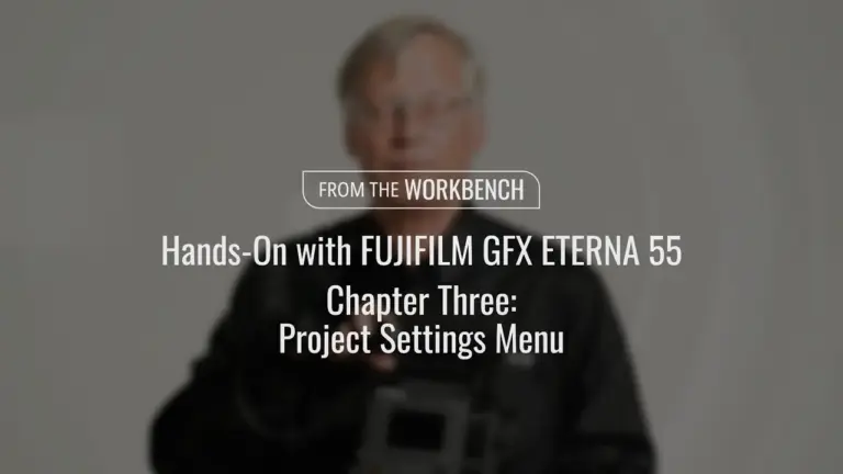 GFX ETERNA 55 σε γύρισμα της ταινίας μικρού μήκους Distance με τον Swapnil Sonawane