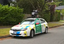 Όχημα Google Street View σε ελληνικό κατά τη διάρκεια χαρτογράφησης