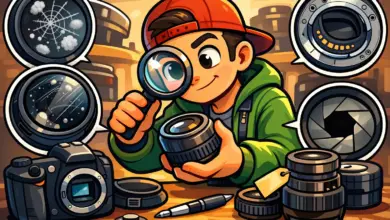 Έλεγχος μεταχειρισμένου φωτογραφικού φακού πριν την αγορά