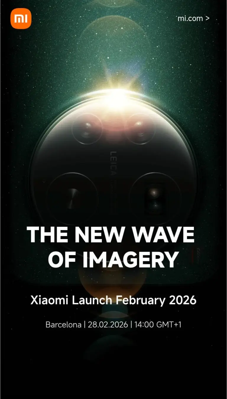 Teaser εικόνα για το global launch των Xiaomi 17 στη Βαρκελώνη