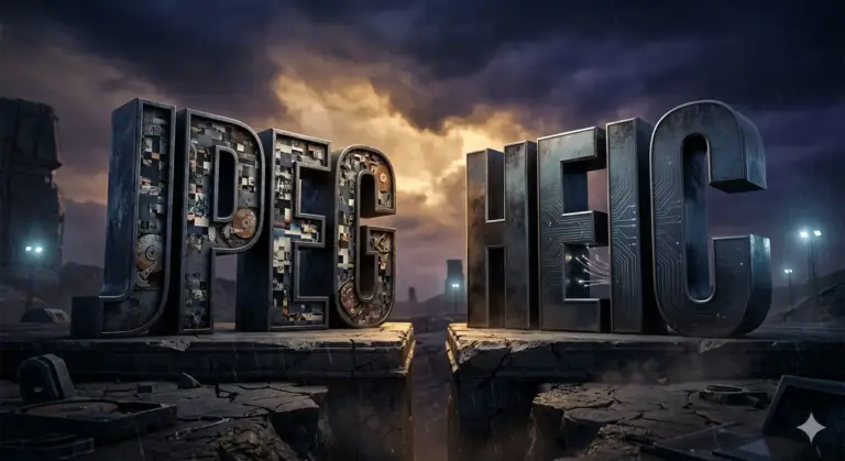 τεχνικη συγκριση jpeg και heic