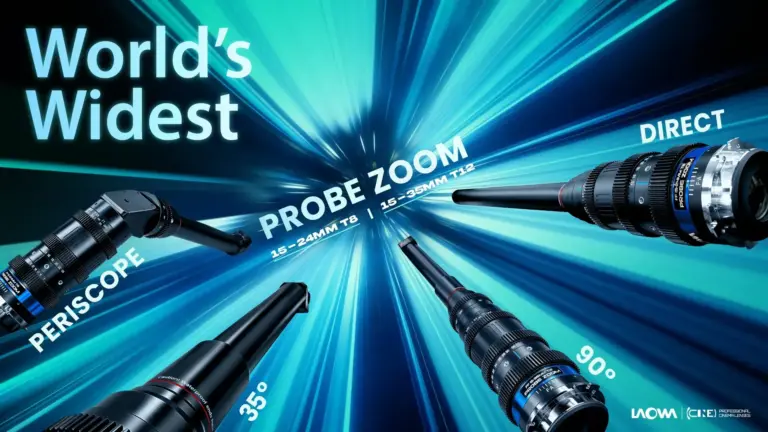 Macro probe zoom φακός με μακρύ σωλήνα