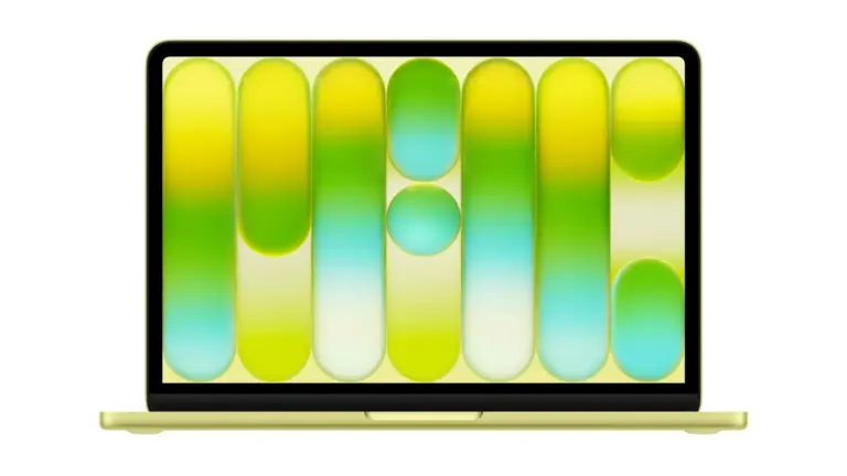 13-inch MacBook Neo σε χρώμα Citrus με οθόνη Liquid Retina