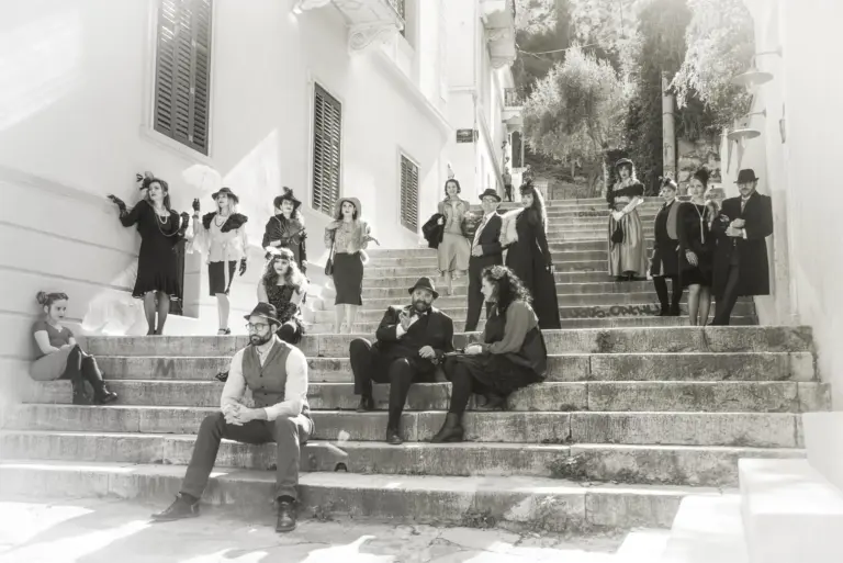Μοντέλα με vintage αισθητική στη φωτογραφική δράση Παλαιά Αθήνα των Greek Instagramers Events