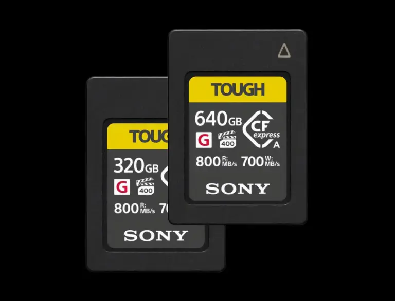 Κάρτες μνήμης Sony SD και CFexpress σε διαφορετικές χωρητικότητες