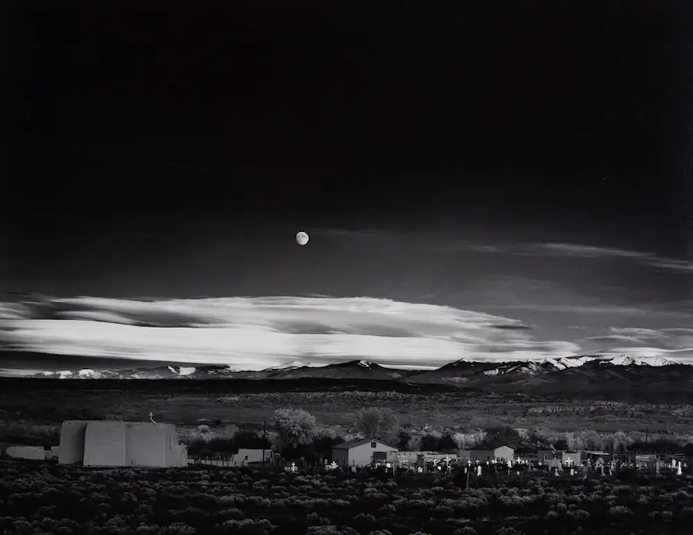 Moonrise, Hernandez, New Mexico