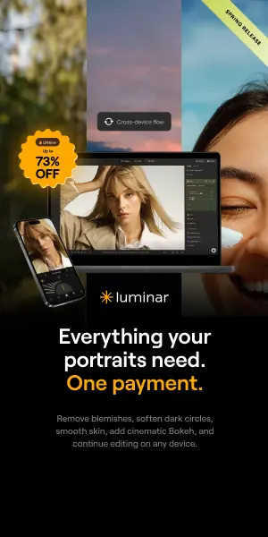 Luminar Διαφημιστικό banner