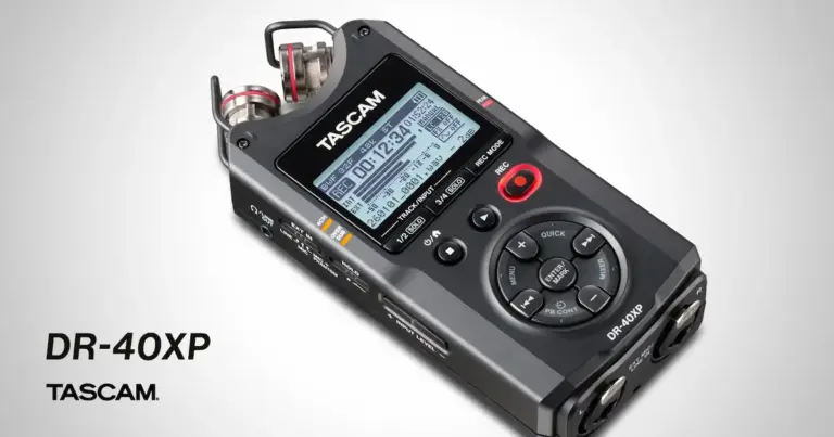 Το φορητό τετρακάναλο recorder Tascam DR-40XP