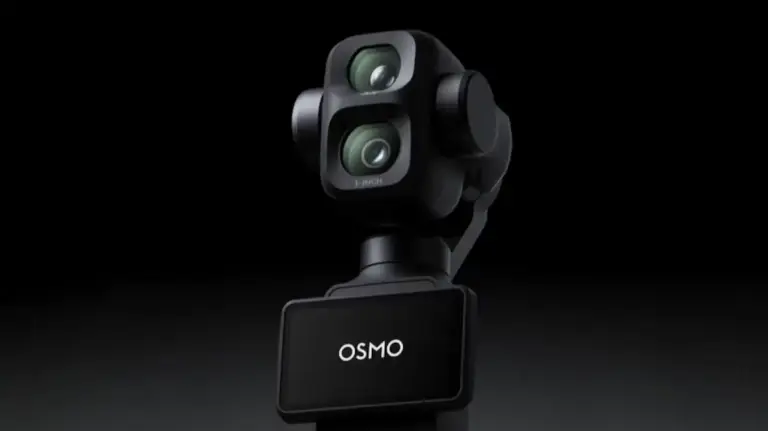 DJI Osmo Pocket 4 Pro με διπλή κάμερα και σταθεροποιητή