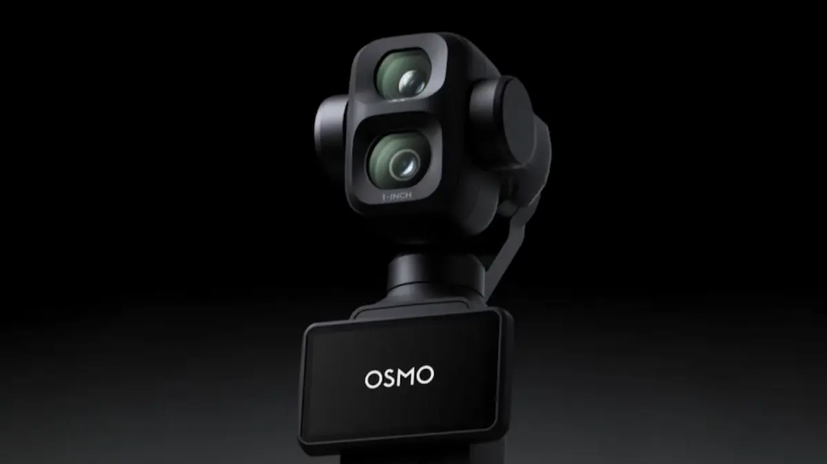 DJI Osmo Pocket 4 Pro με διπλή κάμερα και σταθεροποιητή