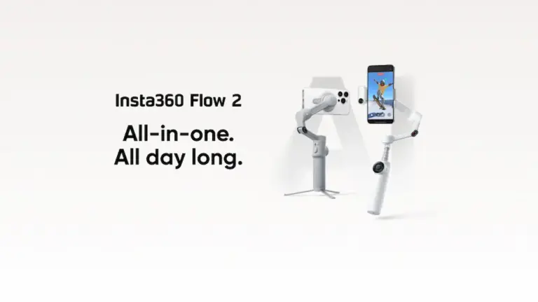 Το Insta360 Flow 2 σε χρήση για λήψεις με κινητό τηλέφωνο