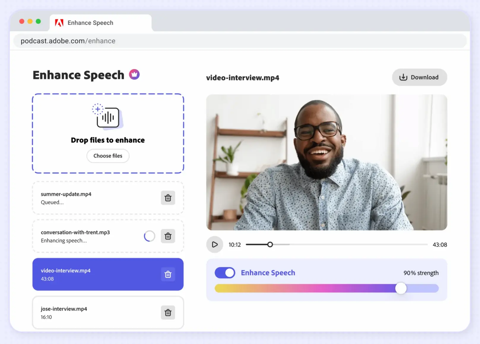 Adobe Enhance Speech