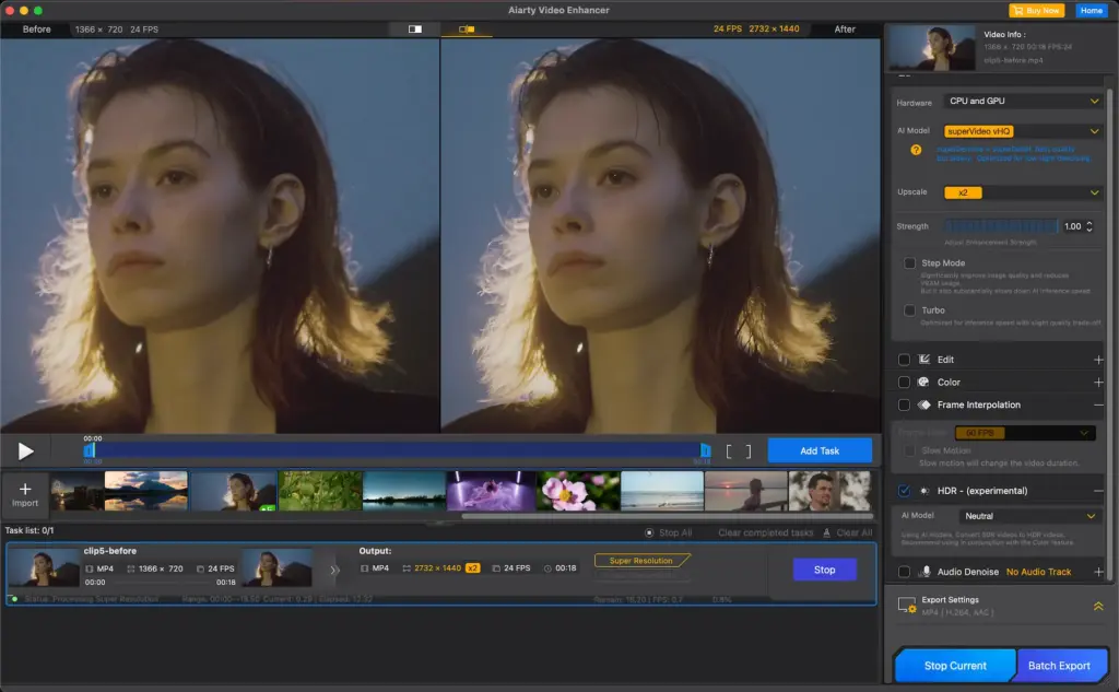 Aiarty Video Enhancer