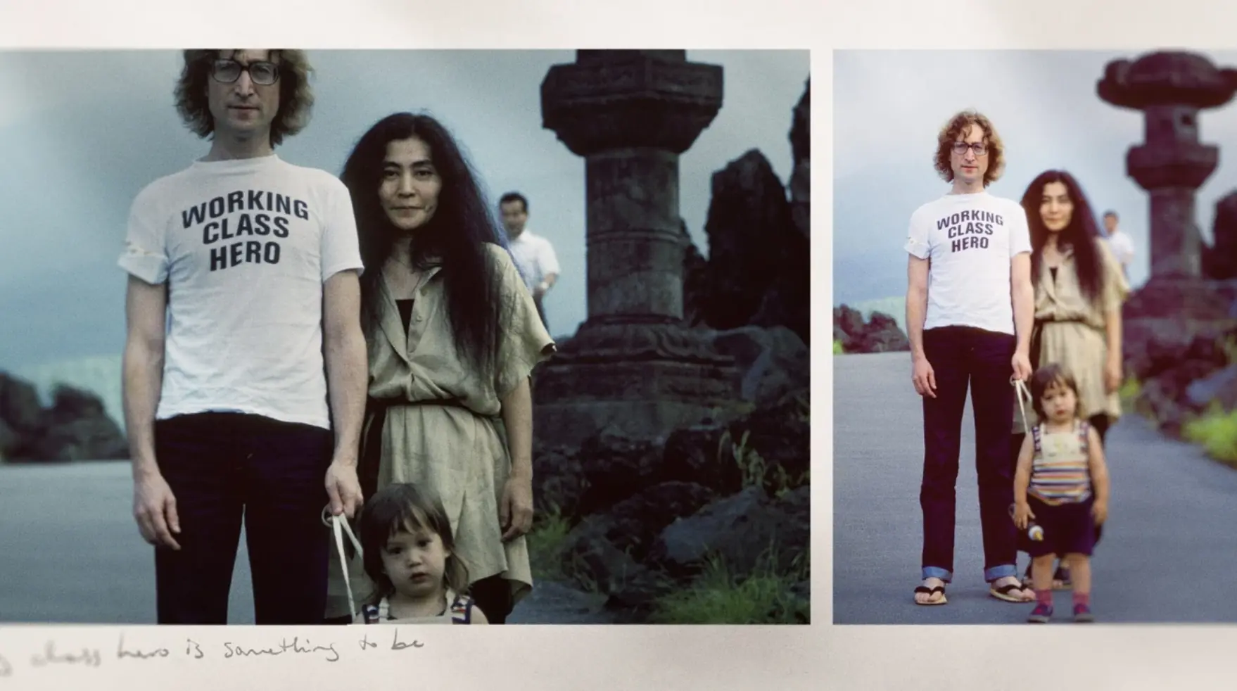 Ο John Lennon με τη Yoko Ono και παιδί σε αρχειακή εικόνα από το ντοκιμαντέρ John Lennon The Last Interview
