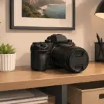 Φωτογραφικός εξοπλισμός αποθηκευμένος σωστά σε καθαρό χώρο