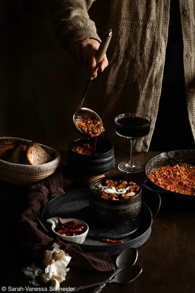 veganer Linseneintopf Diavolo