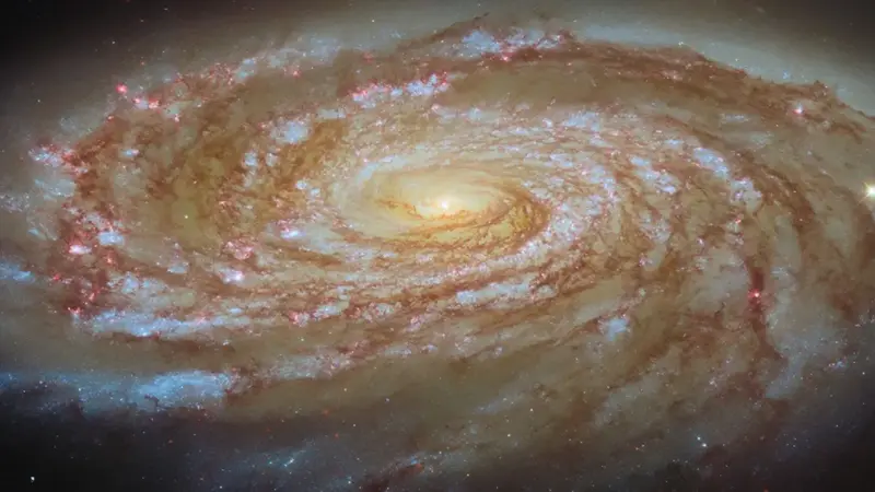 Ο σπειροειδής γαλαξίας Messier 88 όπως καταγράφηκε από το διαστημικό τηλεσκόπιο Hubble
