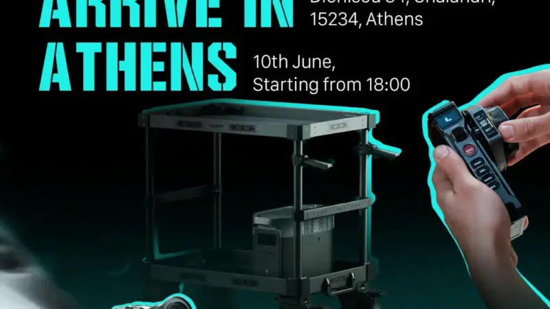 Αύριο hands-on event στην Αθήνα με νέα εργαλεία κινηματογραφικών λήψεων