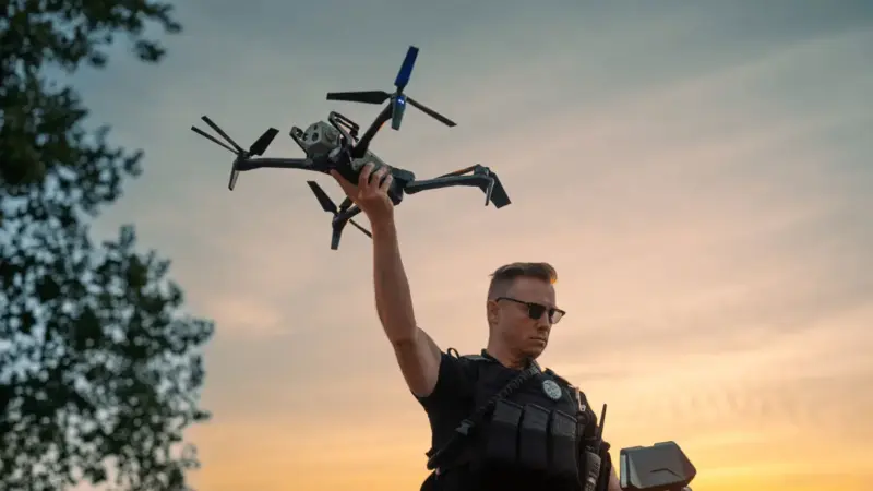 NYPD Skydio drone crashes and catches fire near World Cup Fan Zone in Brooklyn