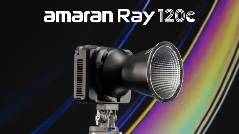Το amaran Ray 120c full-color φωτιστικό 120W με προστασία IP54