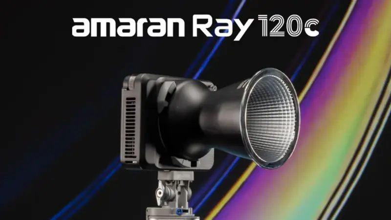 Το amaran Ray 120c λύνει ένα βασικό πρόβλημα των δημιουργών