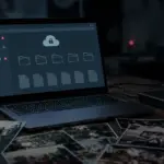 Λογότυπο του Microsoft OneDrive σε κινητό τηλέφωνο