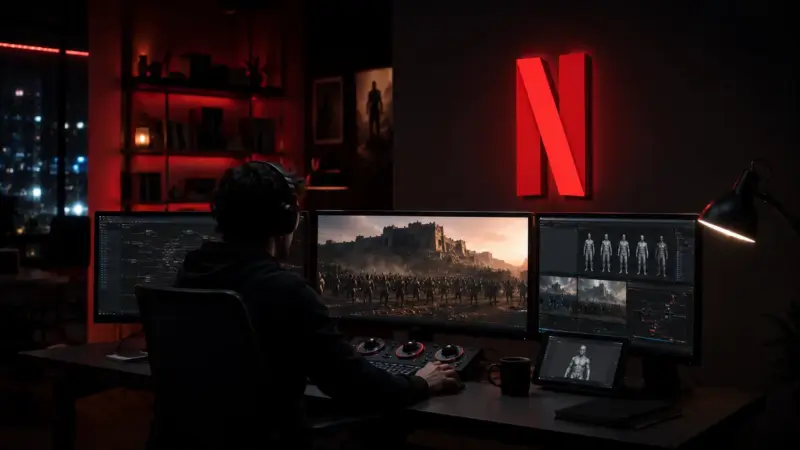 Το Netflix χρησιμοποίησε  AI σε περίπου 300 παραγωγές το 2026