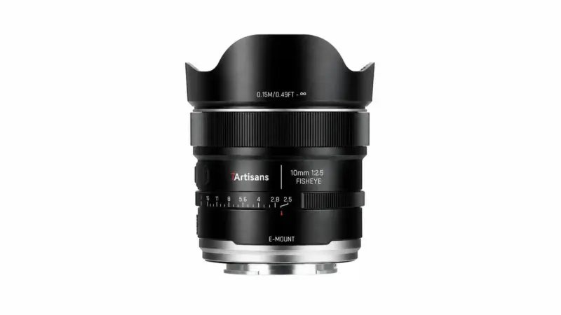 7Artisans 10mm f/2.5 AF Max: Autofocus fisheye 185° για full-frame