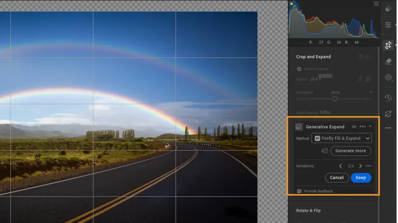 Adobe Lightroom 9.5 introduces Generative Expand and new Masking controls