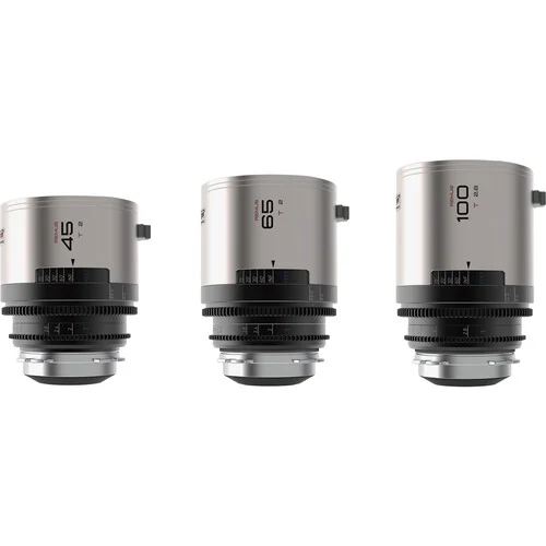 The Blazar Remus 45mm, 65mm and 100mm T2.0 1.5x set