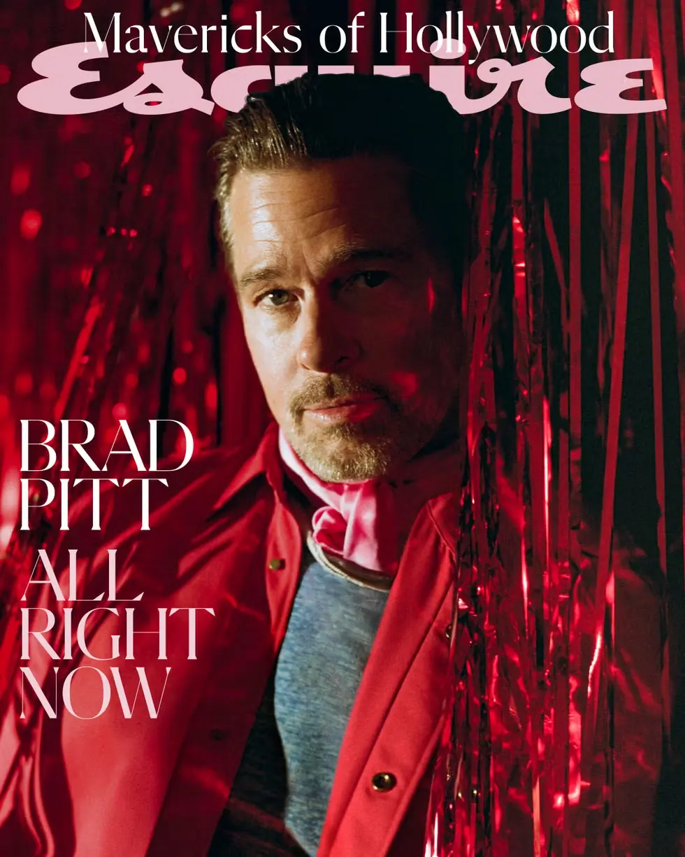 Ο Brad Pitt στη φωτογράφιση της Chantal Anderson για το Esquire