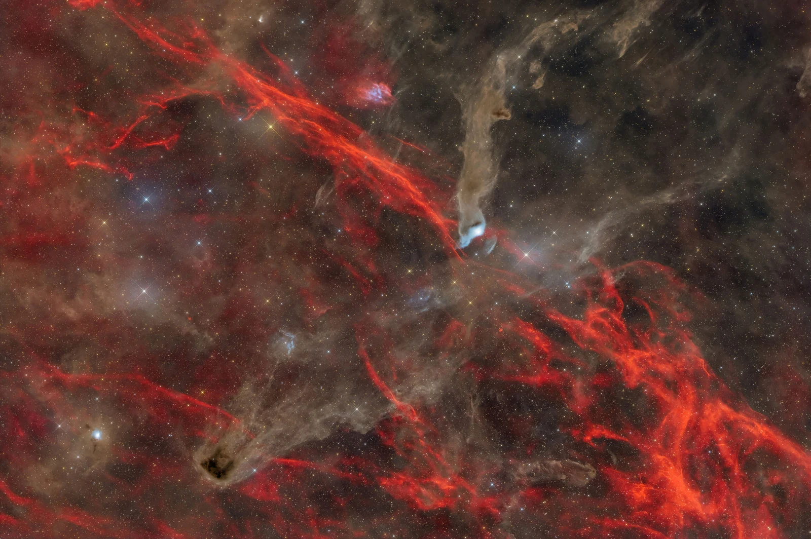 «The Dementors of Cepheus (LBN 528 & LBN 532), Wardens of a Dead Star (SNR G110.3+11.3)» – Julien De Winter, Landon Boehm, and Brian Diaz, 1η θέση στην κατηγορία Deep Sky Observations