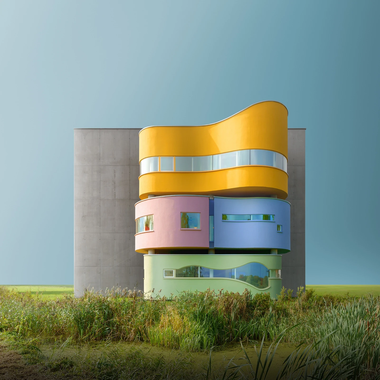 Το Wall House #2 στο Groningen στη φωτογραφία του Frank Loddenkemper