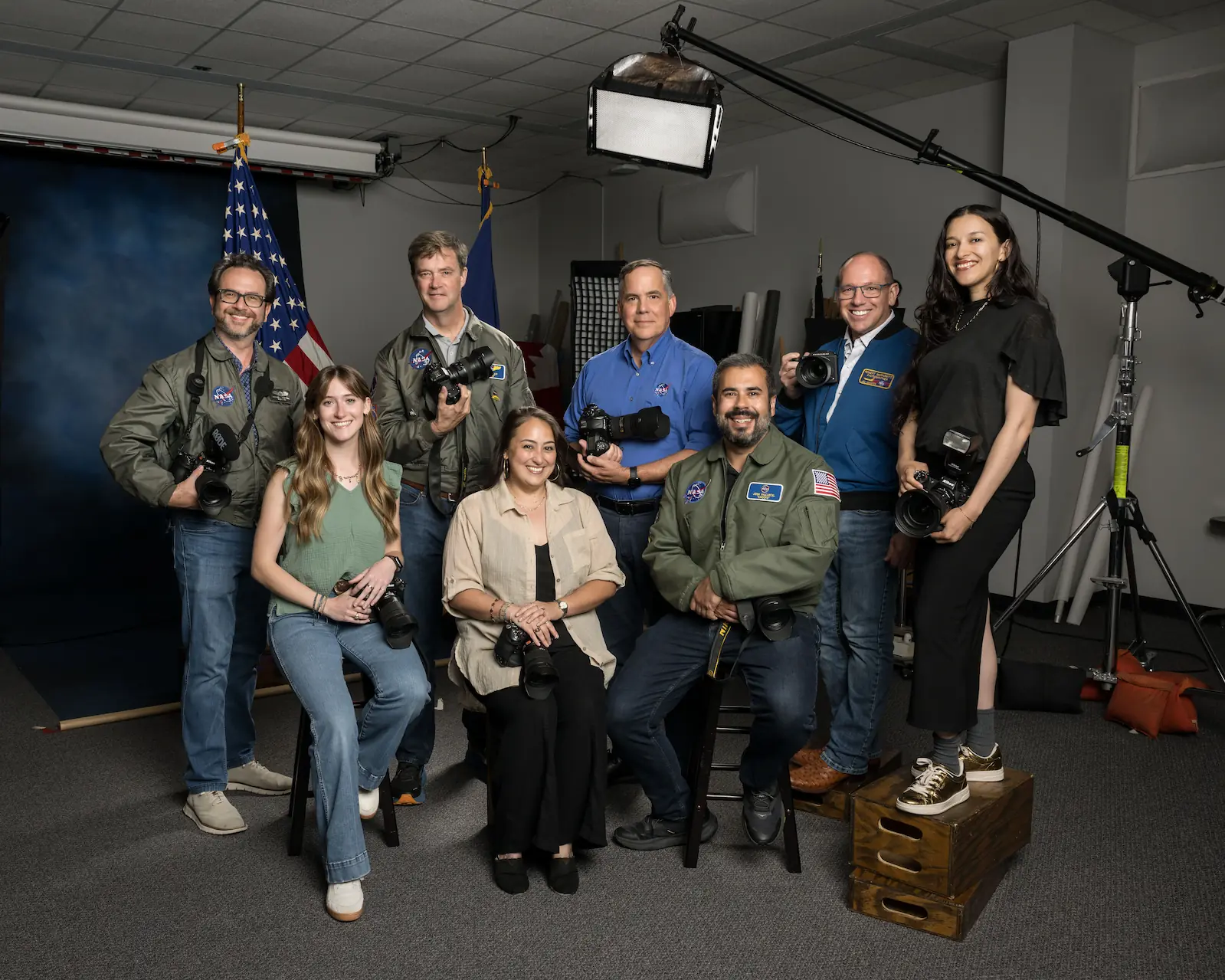 Η ομάδα φωτογράφων και απεικόνισης του NASA Johnson Space Center στο Χιούστον