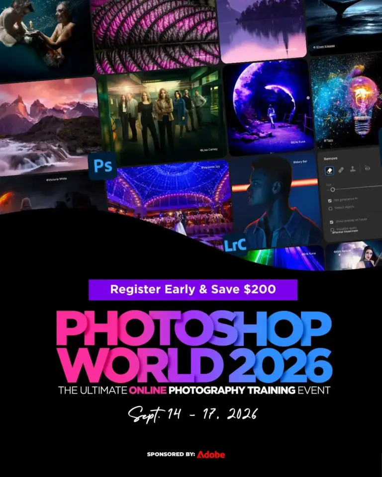 Photoshop World 2026: επιστρέφει online με 45+ sessions και Adobe στο επίκεντρο