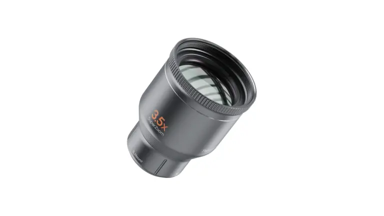 Ο φακός ShiftCam X.Series SuperZoom 3.5x σε λευκό φόντο