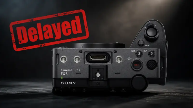 Sony FX5: Καθυστέρηση κυκλοφορίας και αβέβαιο χρονοδιάγραμμα