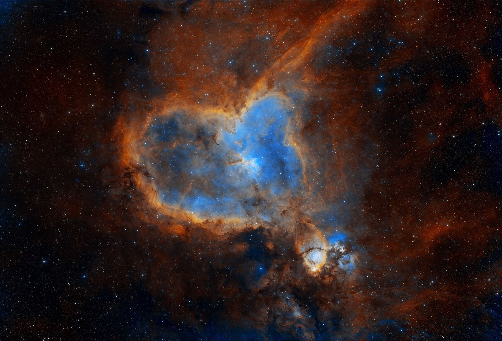 The Heart Nebula του/της Benjamin and Joshua Lawler, Highly Commended, Astronomy Photographer of the Year 2026