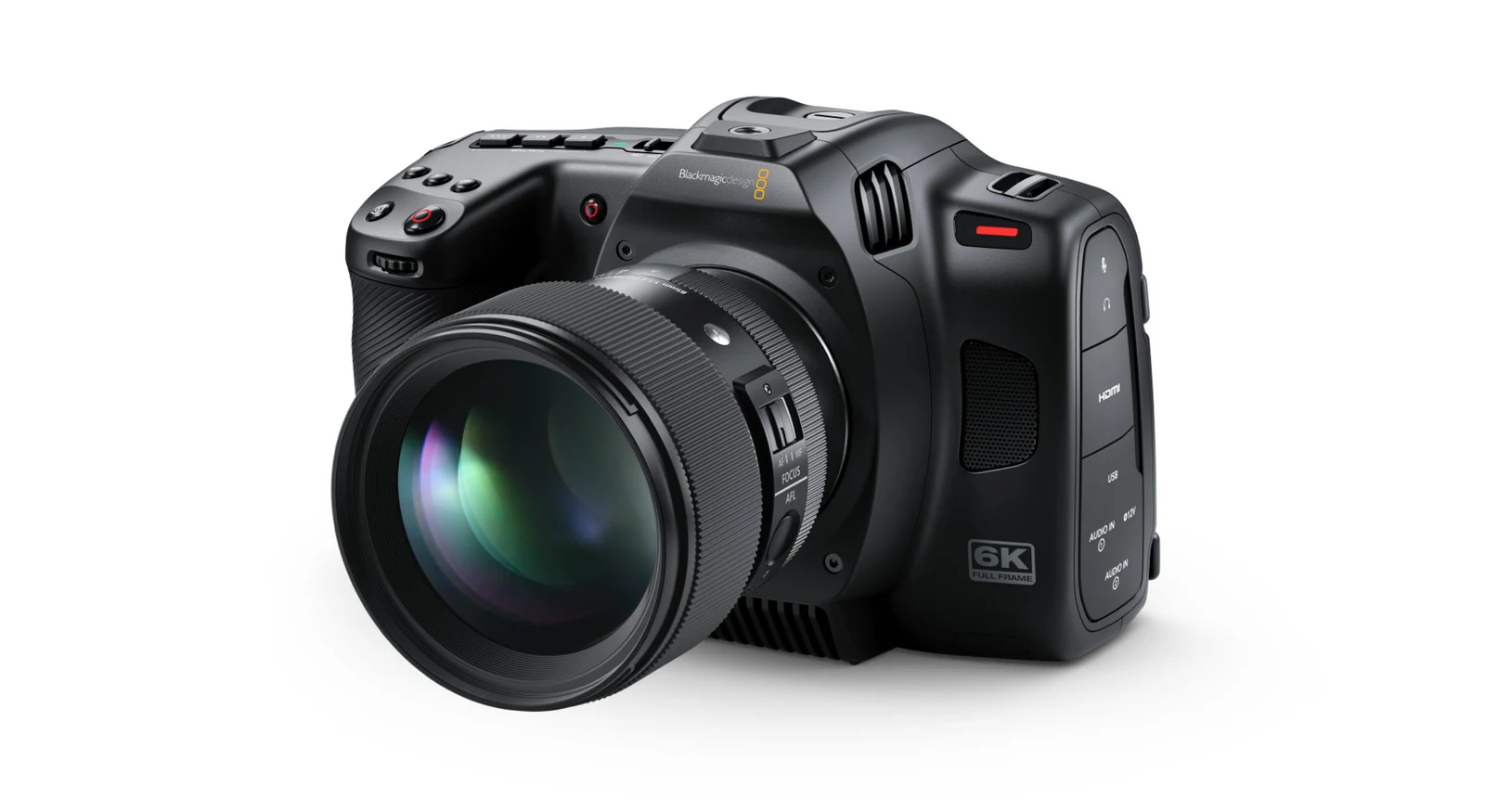 Blackmagic Cinema Camera 6K with lens