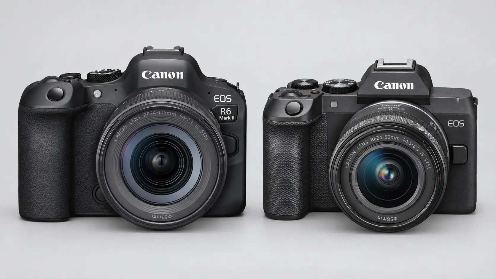 Canon EOS R8 Mark II και Canon EOS R6 Mark II σε σύγκριση
