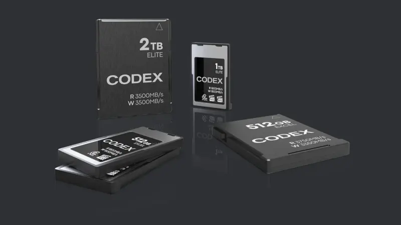 CODEX: Νέες CFexpress 4.0 Type A και Type B για 8K και 12K workflows